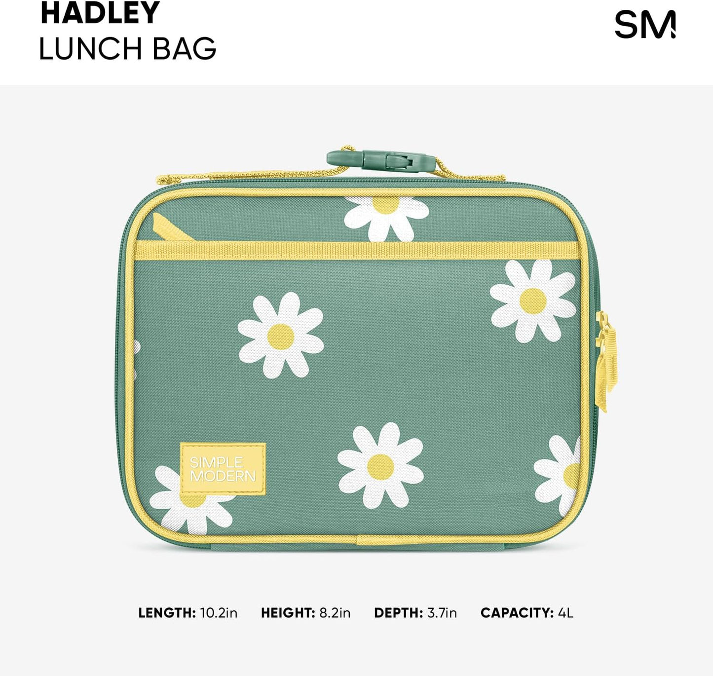 Simple Modern My Little Pony Kids Lunch Box for School | Reusable Insulated Lunch Bag for Toddler, Girl, and Boy | Exterior & Interior Pockets | Hadley Collection | My Little Pony Garden of Rainbows