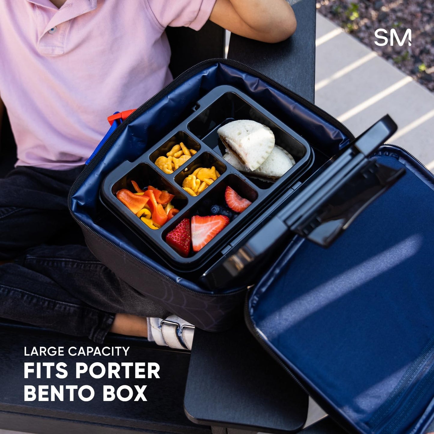 Simple Modern My Little Pony Kids Lunch Box for School | Reusable Insulated Lunch Bag for Toddler, Girl, and Boy | Exterior & Interior Pockets | Hadley Collection | My Little Pony Garden of Rainbows